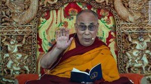 Tibetan spiritual leader the Dalai Lama teaches the Buddhist faithful near Leh, India, on his 79th birthday.